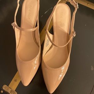 Woman’s high heel shoes